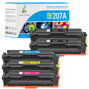 HP Color LaserJet Pro MFP M283fdw Toner-Kompatibel HP 207A/207X CMYK Multipack