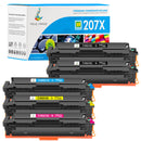 HP Color LaserJet Pro MFP M283cdw Toner-Kompatibel HP 207A/207X CMYK Multipack