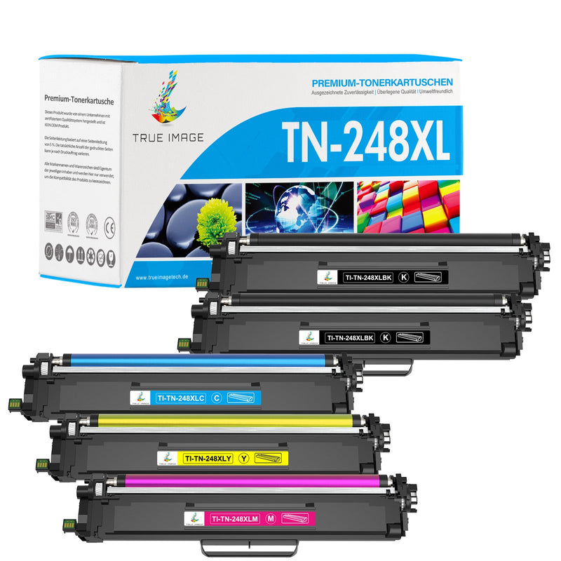 Brother MFC-L3740cdw Toner-Kompatible Brother TN248/TN248XL 4er-Pack