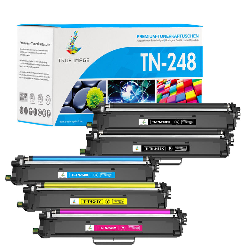 Brother HL-L3240cdw Toner-Kompatible Brother TN248/TN248XL 4er-Pack