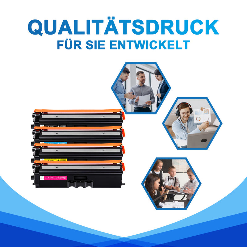 Kompatible Brother TN423 TN-423CMYK Toner Patronen 4er-Pack